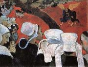 Paul Gauguin Vision after the Sermon  Jacob Wrestling with the Angel France oil painting artist